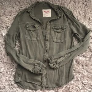 Mossimo Soft Long-sleeve Button Up